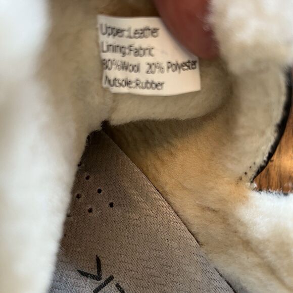 KIZIK Women's Aspen Boot Size 8.5 Hands Free Bootie Black Leather Slip On Wool - Picture 6 of 8